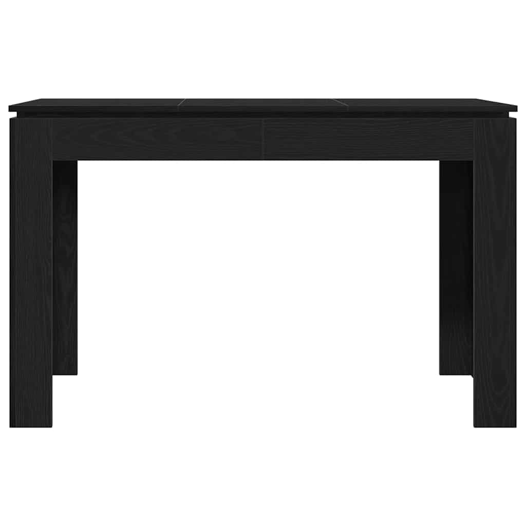 Spisebord svart eik 120x60x76 cm konstruert tre