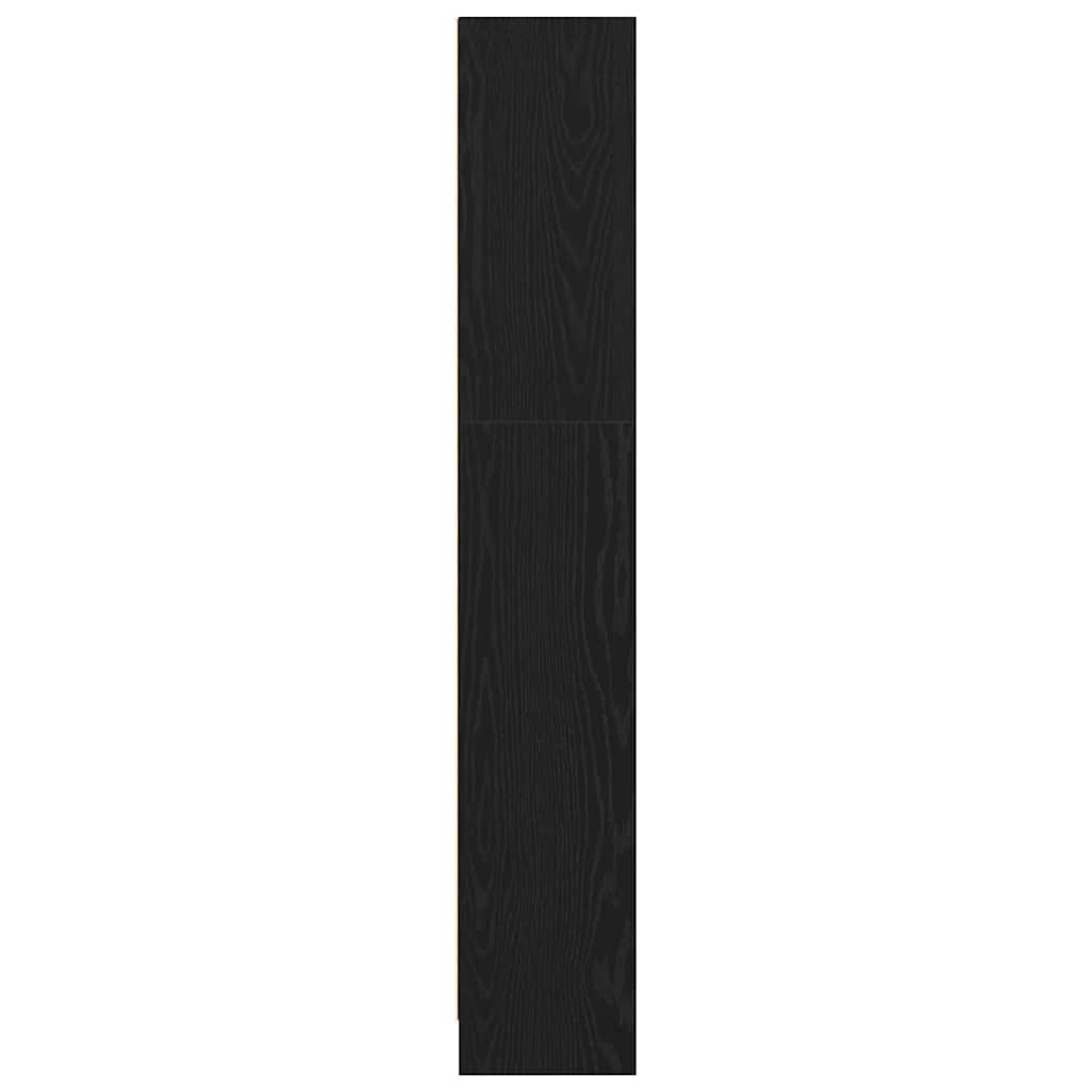 Bokhylle Svart Eik 60 x 24 x 143 cm Konstruert tre
