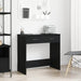Skrivebord med skuff Svart Eik 80 x 40 x 75 cm Konstruert tre