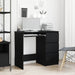 Skrivebord svart eik 90x45x76 cm konstruert tre