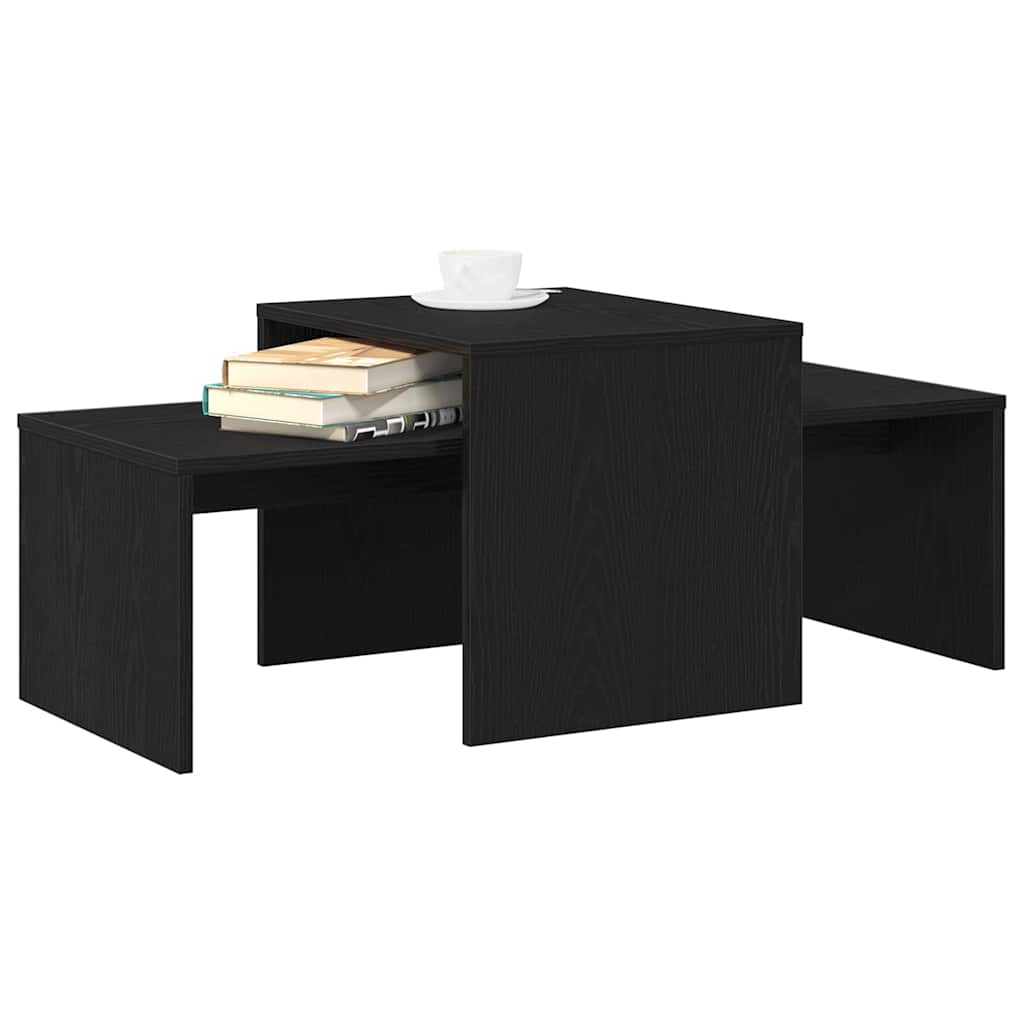 Stablingsbord Svart Eik 100 x 48 x 40 cm Konstruert tre