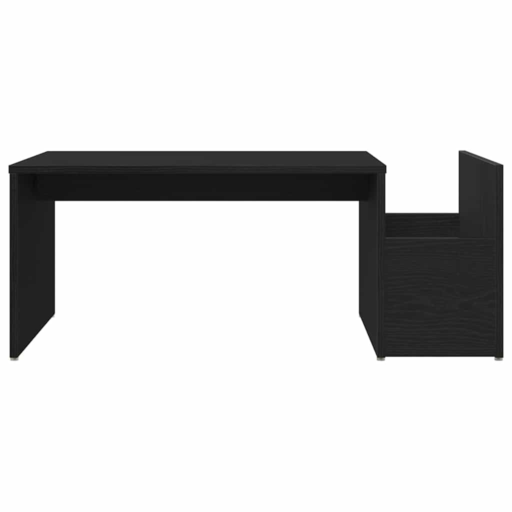 Kaffebord Svart Eik 90 x 45 x 35 cm Konstruert tre