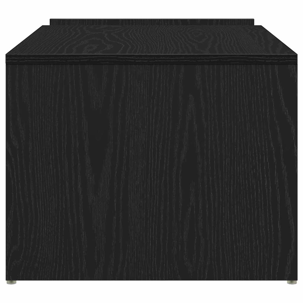 Kaffebord Svart Eik 90 x 45 x 35 cm Konstruert tre