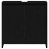 Baderomsskap svart eik 60x33x60 cm konstruert tre