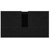 Baderomsskap svart eik 60x33x60 cm konstruert tre
