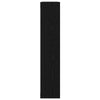 Vegghylle svart eik 90x16x78 cm konstruert tre