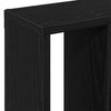 Vegghylle svart eik 45x16x45 cm konstruert tre