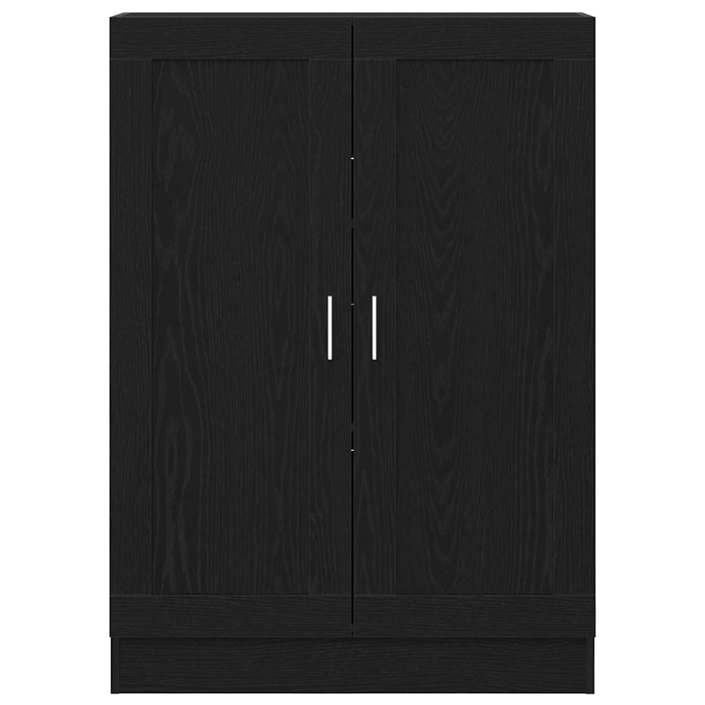 Bokskap Svart Eik 82,5 x 30,5 x 115 cm Konstruert tre