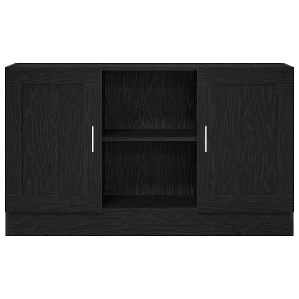 Serviesskap Svart Eik 120 x 30,5 x 70 cm Konstruert tre