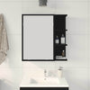 Baderomsspeilskap Svart eik 62,5 x 20,5 x 64 cm Konstruert tre