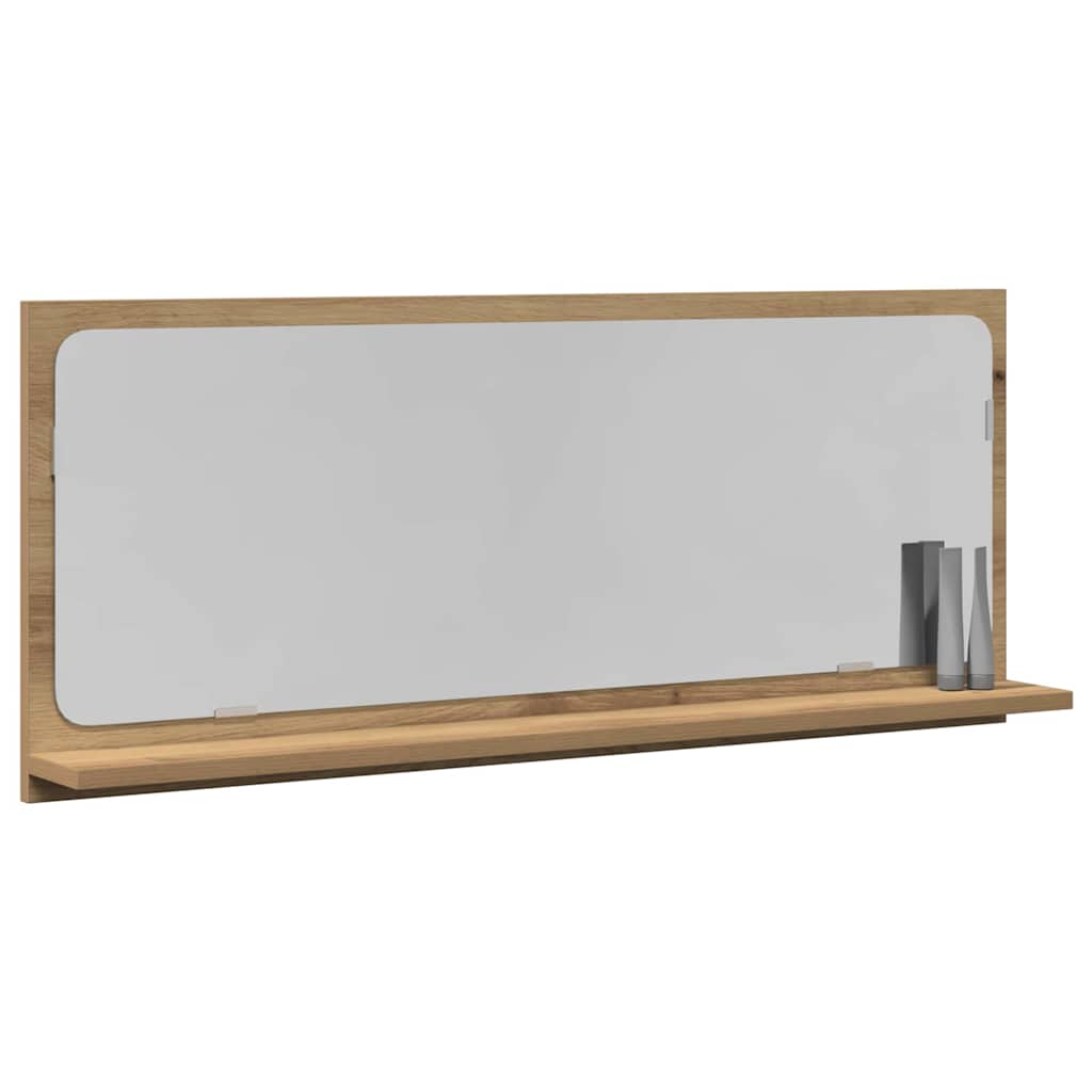 Speilhylle artisan eik 90 x 10,5 x 37 cm Konstruert tre