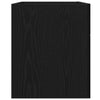 Vaskeskap med dør Svart Eik 90 x 38.5 x 46 cm Konstruert tre
