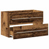 Baderomsvaskskap gammelt tre 80x38,5x48 cm konstruert tre