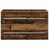 Baderomsvaskskap gammelt tre 80x38,5x48 cm konstruert tre