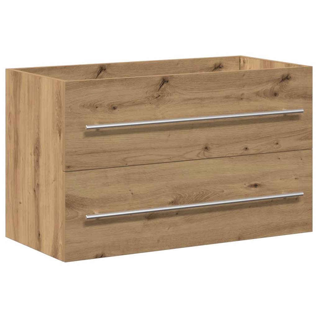 Badeservantskap artisan eik 80x38,5x48 cm konstruert tre