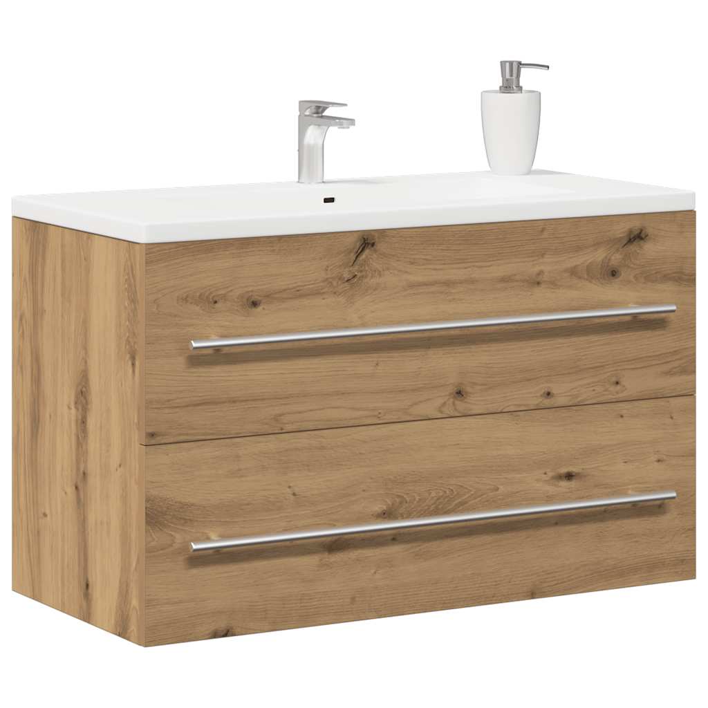 Badeservantskap artisan eik 80x38,5x48 cm konstruert tre