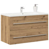 Badeservantskap artisan eik 80x38,5x48 cm konstruert tre