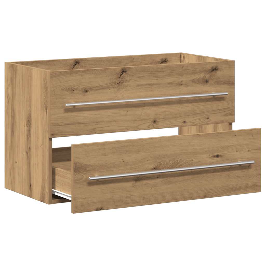 Badeservantskap artisan eik 80x38,5x48 cm konstruert tre