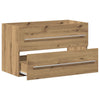Badeservantskap artisan eik 80x38,5x48 cm konstruert tre