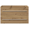 Badeservantskap artisan eik 80x38,5x48 cm konstruert tre