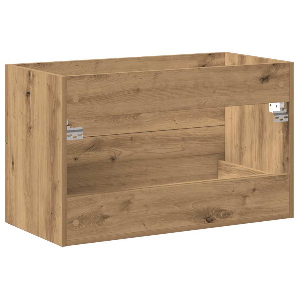 Badeservantskap artisan eik 80x38,5x48 cm konstruert tre
