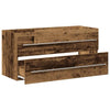 Baderomsvaskskap gammelt tre 100x38,5x48 cm konstruert tre