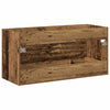 Baderomsvaskskap gammelt tre 100x38,5x48 cm konstruert tre