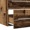 Baderomsvaskskap gammelt tre 100x38,5x48 cm konstruert tre