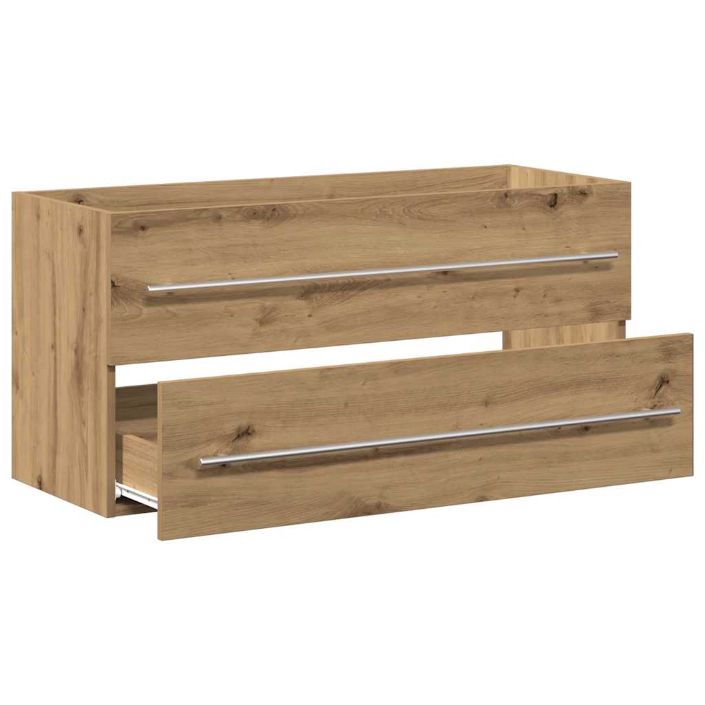 Badeservantskap artisan eik 100x38,5x48 cm konstruert tre