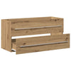 Badeservantskap artisan eik 100x38,5x48 cm konstruert tre