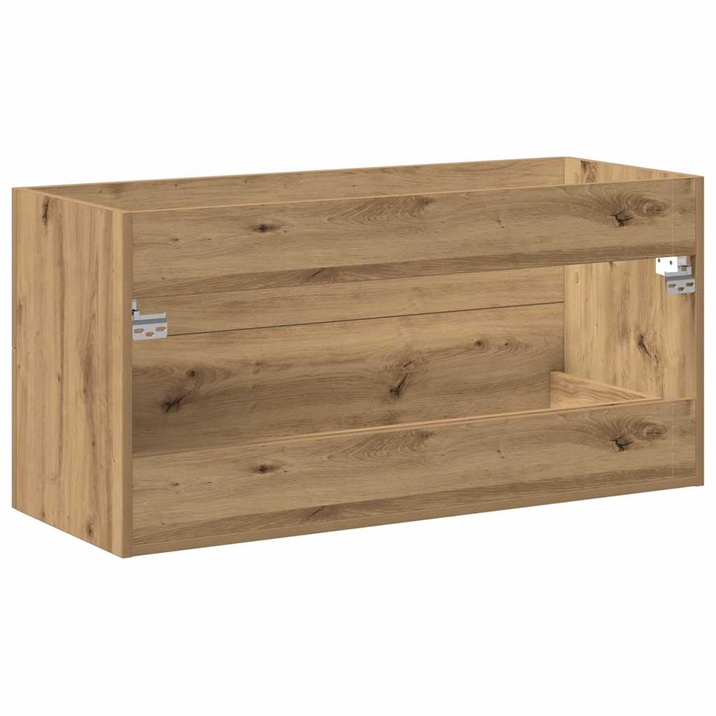 Badeservantskap artisan eik 100x38,5x48 cm konstruert tre