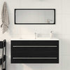 Badeservantskap svart eik 100x38,5x48 cm konstruert tre