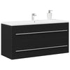 Badeservantskap svart eik 100x38,5x48 cm konstruert tre