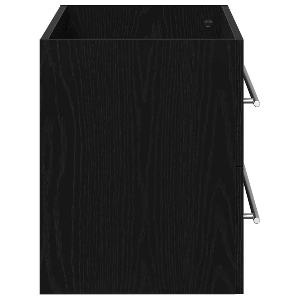 Badeservantskap svart eik 100x38,5x48 cm konstruert tre