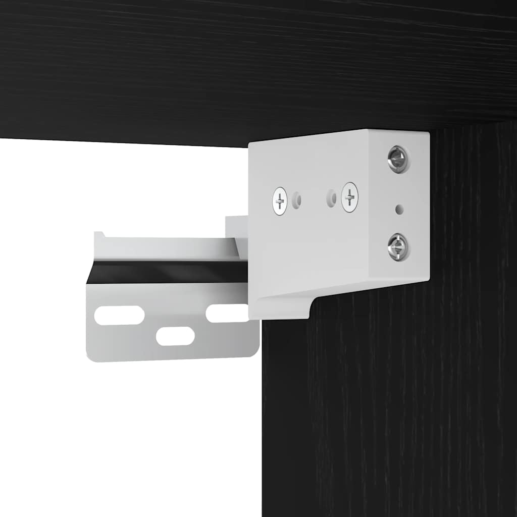Badeservantskap svart eik 100x38,5x48 cm konstruert tre