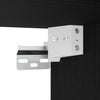 Badeservantskap svart eik 100x38,5x48 cm konstruert tre
