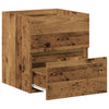 Baderomsvaskskap gammelt tre 41x38,5x45 cm konstruert tre