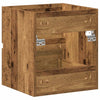 Baderomsvaskskap gammelt tre 41x38,5x45 cm konstruert tre