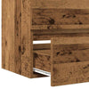 Baderomsvaskskap gammelt tre 41x38,5x45 cm konstruert tre