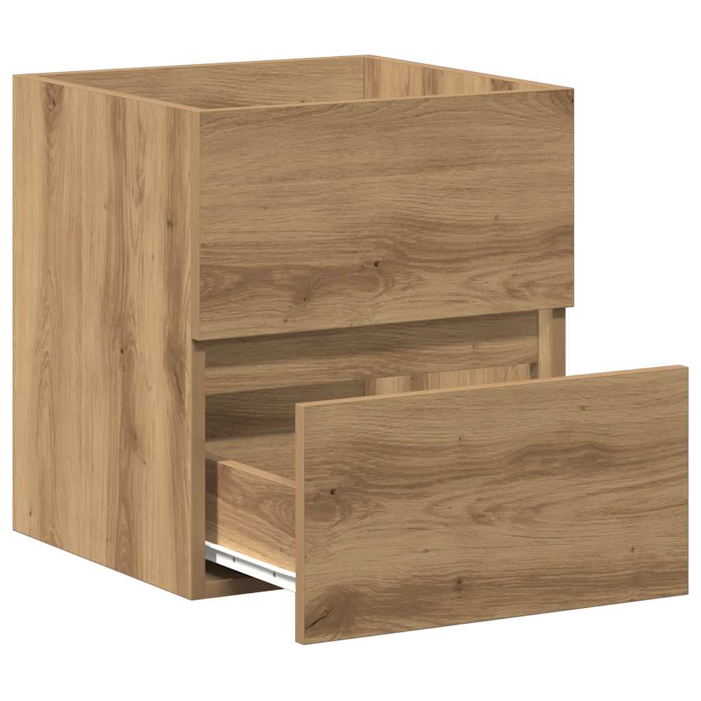 Servantskap artisan eik 41x38,5x45 cm konstruert tre