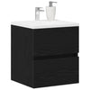 Badeservantskap svart eik 41x38,5x45 cm konstruert tre