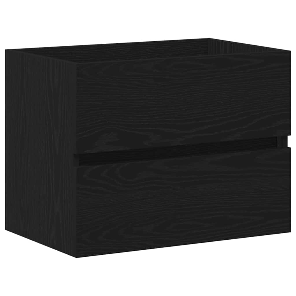 Servantskap svart eik 60x38,5x45 cm konstruert tre