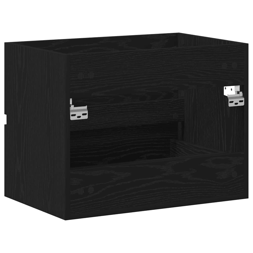 Servantskap svart eik 60x38,5x45 cm konstruert tre