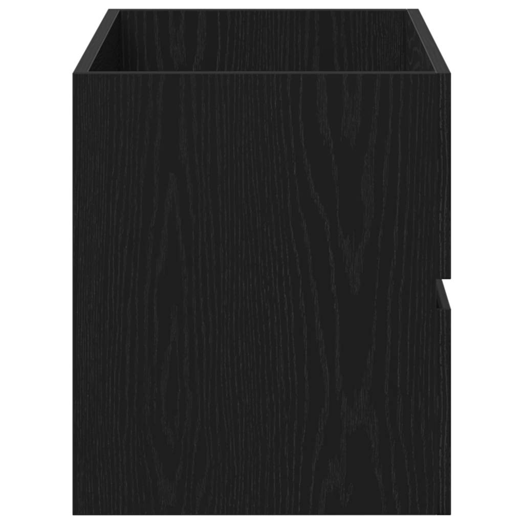 Servantskap svart eik 80x38,5x45 cm konstruert tre