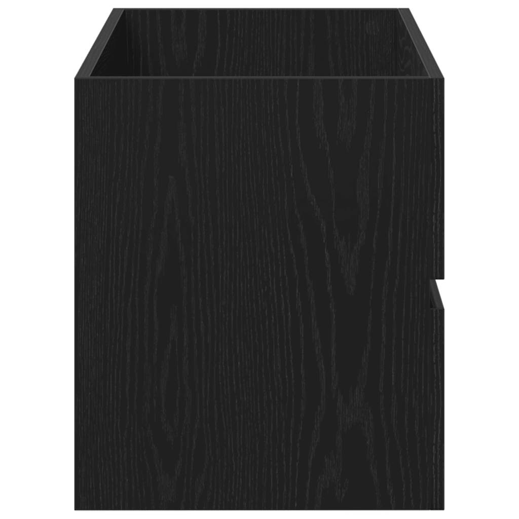 Servantskap svart eik 90x38,5x45 cm konstruert tre