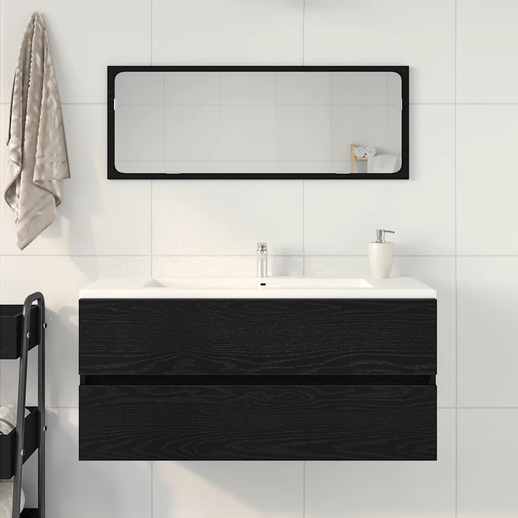 Servantskap svart eik 100x38,5x45 cm sponplate