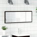 LED Badevindu Veggmontert Svart Eik 100 x 8,5 x 37 cm Glass
