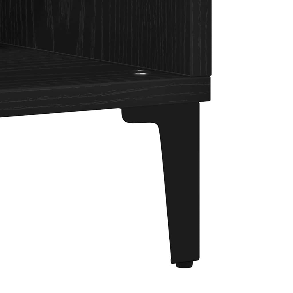 Serviesskap Svart Eik 103,5 x 35 x 70 cm Konstruert tre