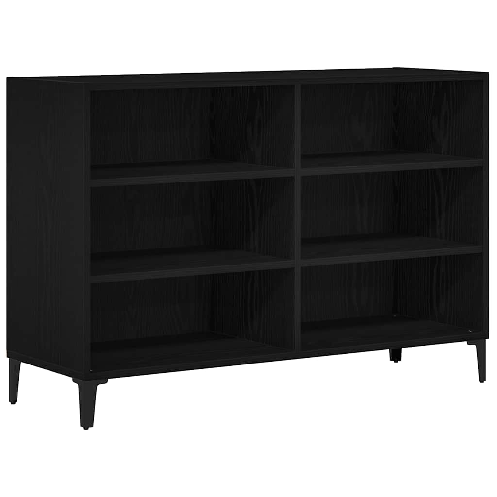 Serviesskap Svart Eik 103,5 x 35 x 70 cm Konstruert tre