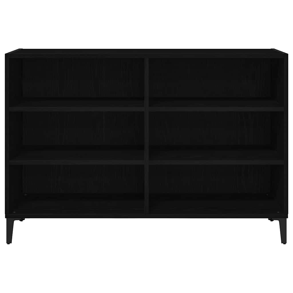 Serviesskap Svart Eik 103,5 x 35 x 70 cm Konstruert tre